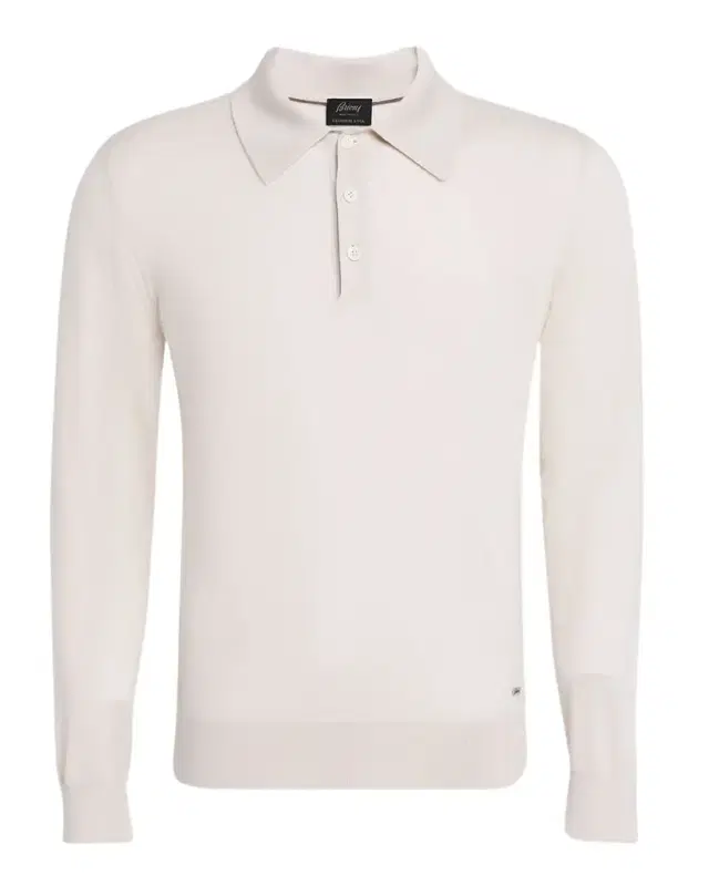Men 's Cashmere-Silk Polo Sweater
