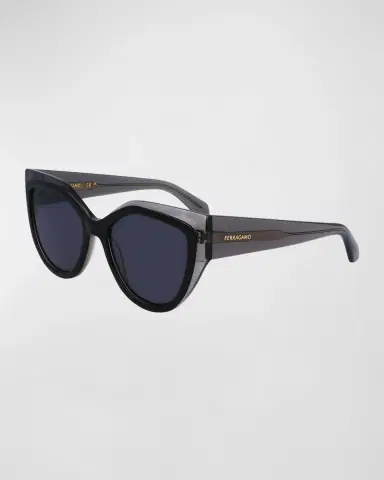 Ferragamo Classic Logo Acetate Cat-Eye Sunglasses | Thumbnail 3 Ferragamo Classic Logo Acetate Cat-Eye Sunglasses | Thumbnail 3