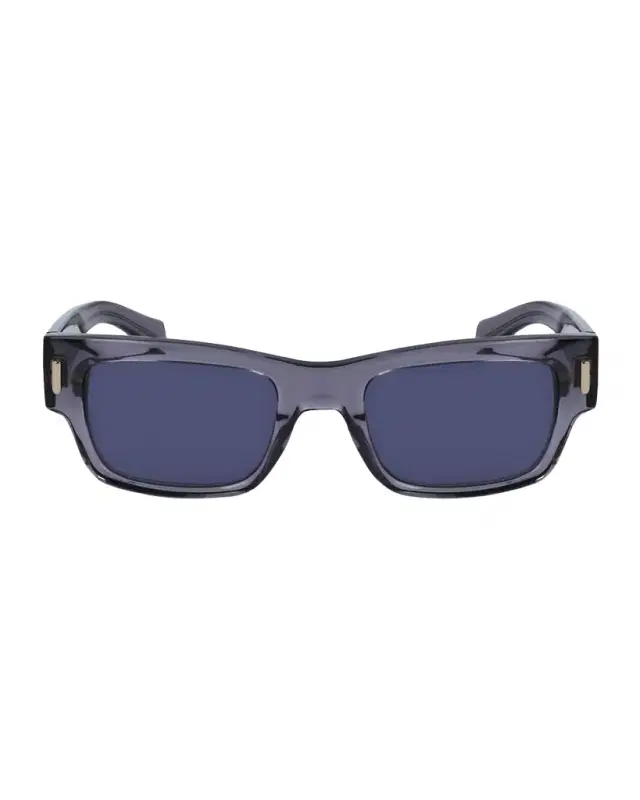 Ferragamo Men 's Rivets Acetate Rectangle Sunglasses, 53mm