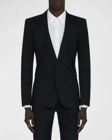 Alexander McQueen Men's Lapel-Collar Sport Coat | Thumbnail 2