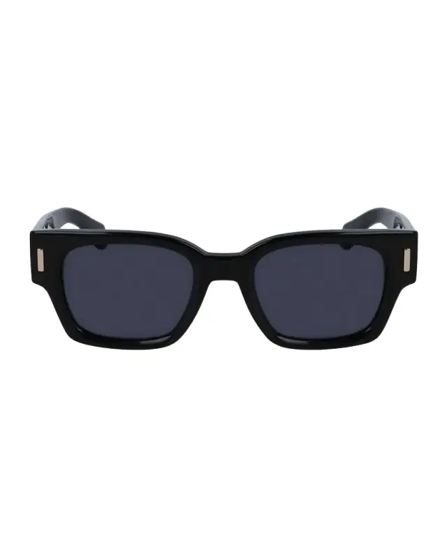 Men 's Rivets Acetate Rectangle Sunglasses, 52mm