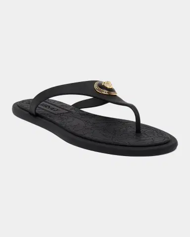 Versace Alia Medusa Rubber Thong Sandals | Thumbnail 7 Versace Alia Medusa Rubber Thong Sandals | Thumbnail 7