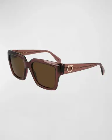 Ferragamo Gancini Acetate Square Sunglasses | Thumbnail 3 Ferragamo Gancini Acetate Square Sunglasses | Thumbnail 3