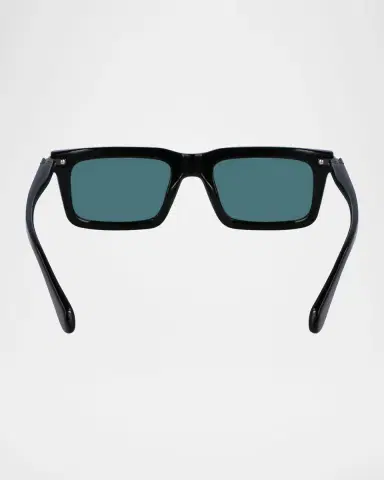 Ferragamo Men's Prisma Modified Acetate Rectangle Sunglasses, 53mm | Thumbnail 5 Ferragamo Men's Prisma Modified Acetate Rectangle Sunglasses, 53mm | Thumbnail 5
