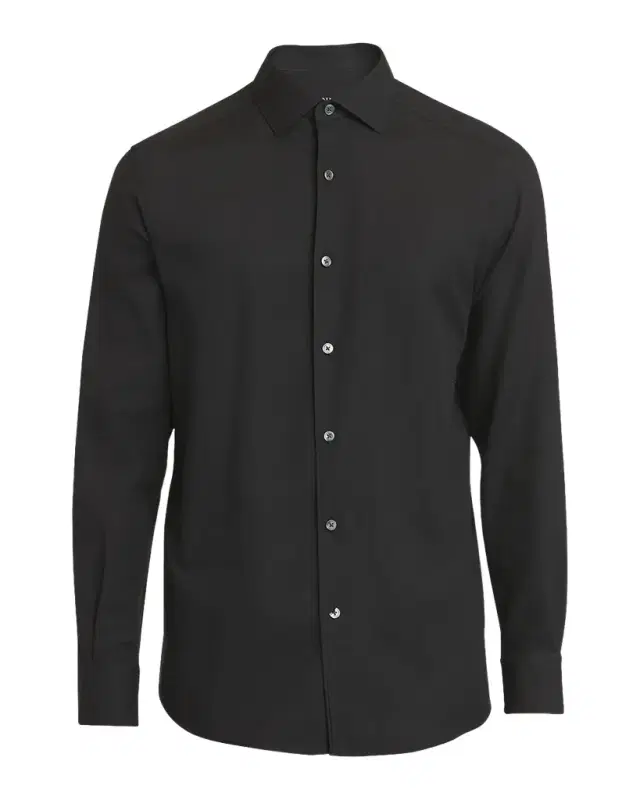 ZEGNA Men 's Cashco Cashmere-Cotton Sport Shirt