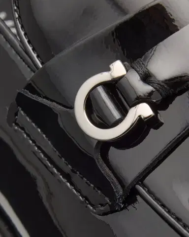 Ferragamo Men 's Desio Patent Leather Penny Loafers | Thumbnail 6 Ferragamo Men 's Desio Patent Leather Penny Loafers | Thumbnail 6