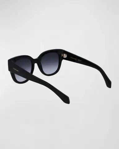 Ferragamo Rivets Acetate Cat-Eye Sunglasses | Thumbnail 2 Ferragamo Rivets Acetate Cat-Eye Sunglasses | Thumbnail 2