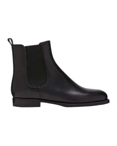 Manolo Blahnik Chelsa Leather Chelsea Ankle Booties | Thumbnail 1
