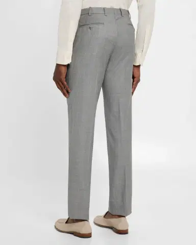 Brioni Men 's Wool Sharkskin Pants | Thumbnail 3