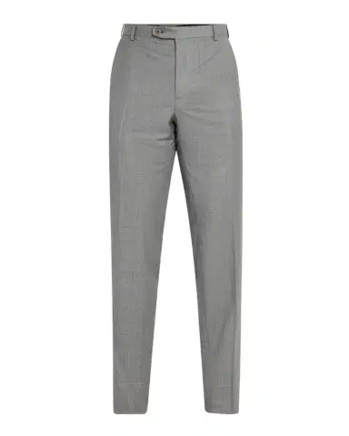 Brioni Men 's Wool Sharkskin Pants | Thumbnail 1