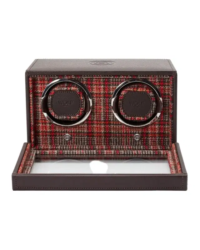 WOLF x WM Brown Double Watch Winder