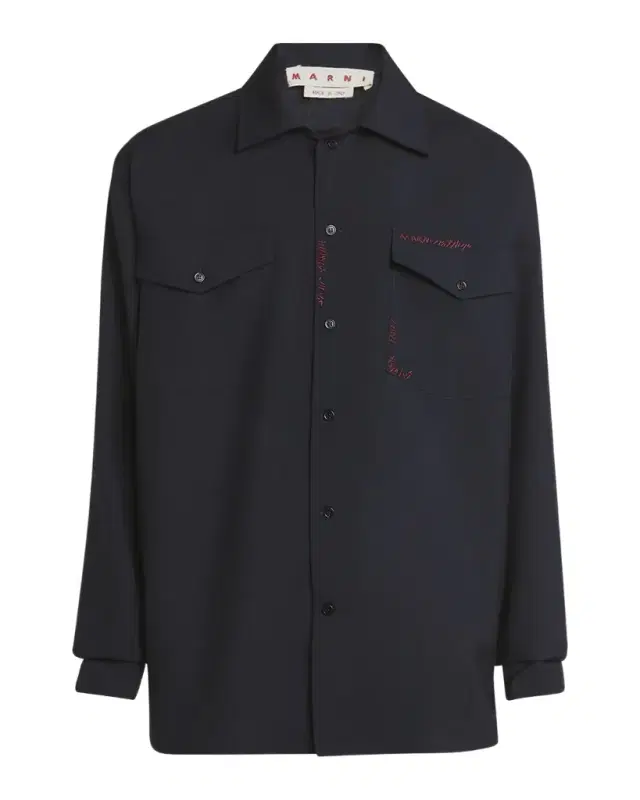 Men 's Embroidered Logo Sport Shirt