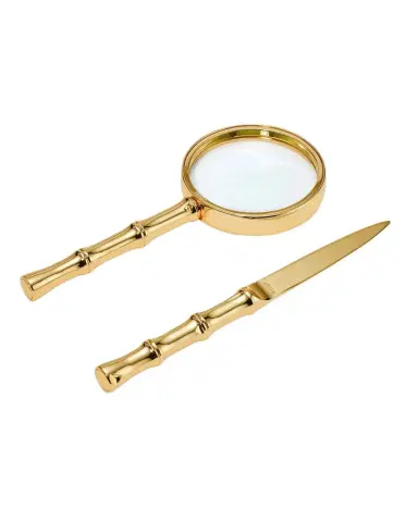 AERIN Ava Bamboo Magnifying Glass and Letter Opener | Thumbnail 1