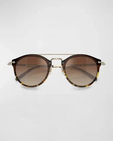Oliver Peoples Remick Filigree Acetate & Metal Aviator Sunglasses | Thumbnail 4 Oliver Peoples Remick Filigree Acetate & Metal Aviator Sunglasses | Thumbnail 4