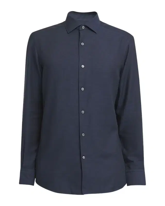 ZEGNA Men 's Cashmere-Cotton Cashco Sport Shirt