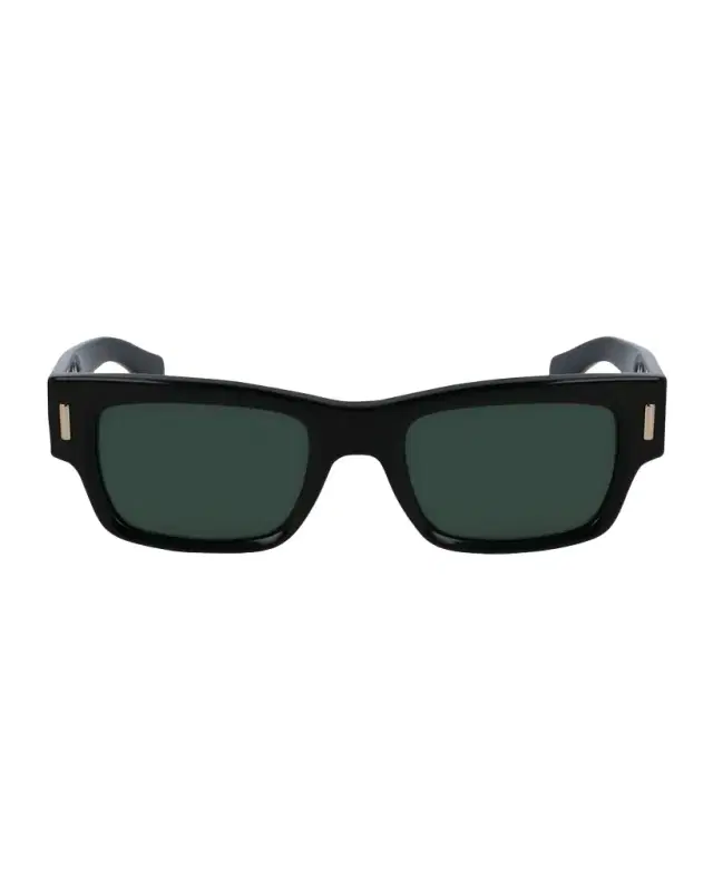 Ferragamo Men 's Rivets Acetate Rectangle Sunglasses, 53mm