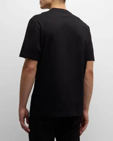 Versace Men 's Medusa Embroidered T-Shirt | Thumbnail 3