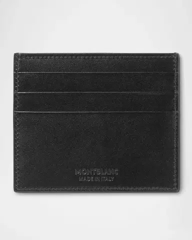 Montblanc Men's Meisterstuck Leather Card Holder | Thumbnail 3 Montblanc Men's Meisterstuck Leather Card Holder | Thumbnail 3