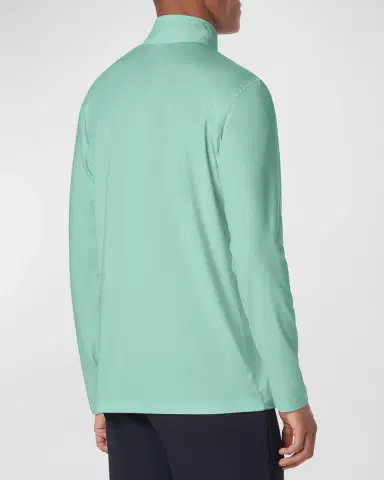 Bugatchi Men's UV50 Performance Quarter-Zip Sweater | Thumbnail 3 Bugatchi Men's UV50 Performance Quarter-Zip Sweater | Thumbnail 3