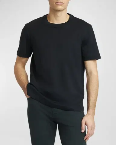 Brioni Men's Cotton Crewneck T-Shirt | Thumbnail 3 Brioni Men's Cotton Crewneck T-Shirt | Thumbnail 3