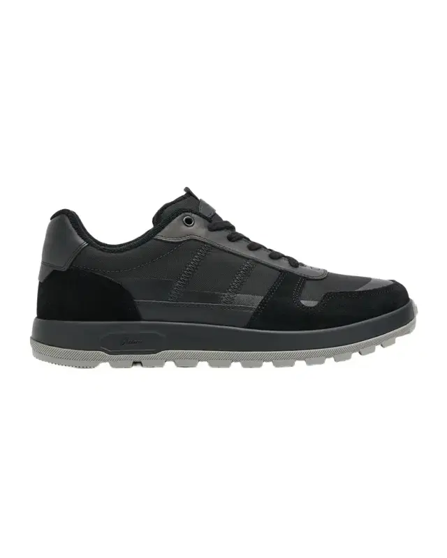 Men 's Fabric and Suede Low-Top Sneakers