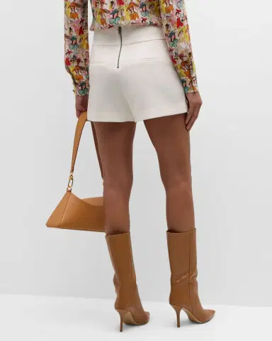 ALICE + OLIVIA Donald High-Waist Shorts | Thumbnail 6