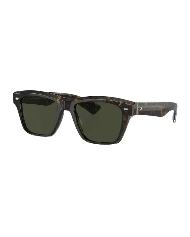 Polarized Acetate Square Sunglasses