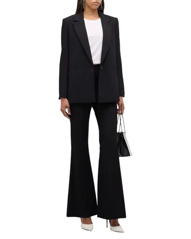 ALICE + OLIVIA Denny Notch-Collar Boyfriend Blazer