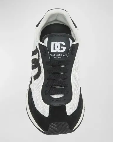Dolce & Gabbana Mixed-Material DG Cushion Sneakers | Thumbnail 5 Dolce & Gabbana Mixed-Material DG Cushion Sneakers | Thumbnail 5
