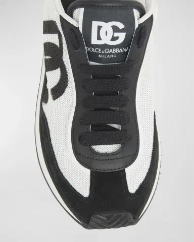 Dolce & Gabbana Mixed-Material DG Cushion Sneakers | Thumbnail 6 Dolce & Gabbana Mixed-Material DG Cushion Sneakers | Thumbnail 6