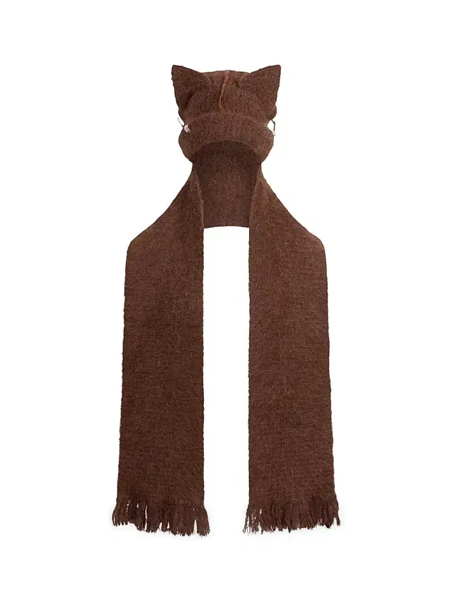 Charles Jeffrey Loverboy Men's Chunky Ears Beanie Scarf - Brown
