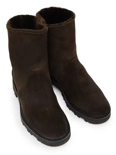 Manolo Blahnik Women's Tomosa Suede Boots | Thumbnail 4 Manolo Blahnik Women's Tomosa Suede Boots | Thumbnail 4