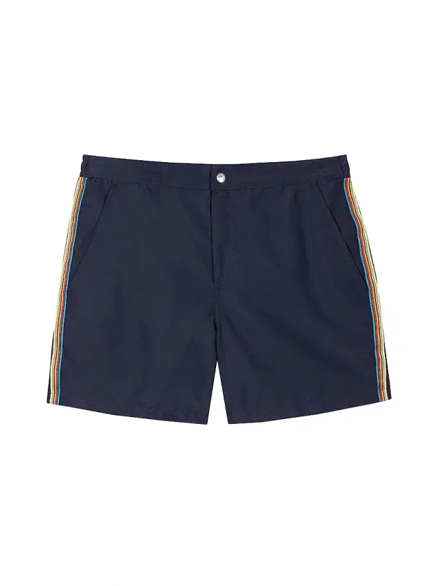 Men's Signature Stripe Swim Shorts - Navy