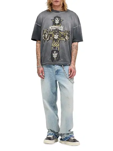 Represent Men's Guns N' Roses Cross Crewneck T-Shirt | Thumbnail 2