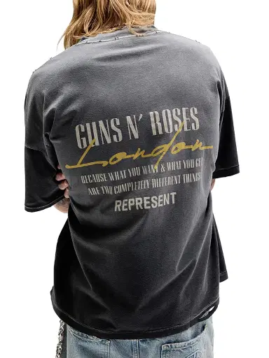 Represent Men's Guns N' Roses Cross Crewneck T-Shirt | Thumbnail 6