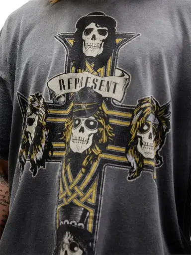 Represent Men's Guns N' Roses Cross Crewneck T-Shirt | Thumbnail 7