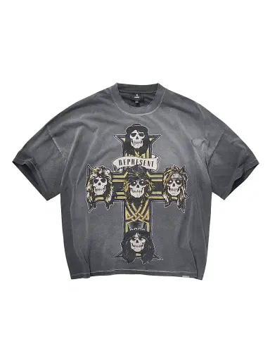 Represent Men's Guns N' Roses Cross Crewneck T-Shirt | Thumbnail 1