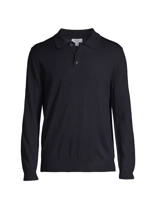 Men's Trafford Polo Sweater - Navy