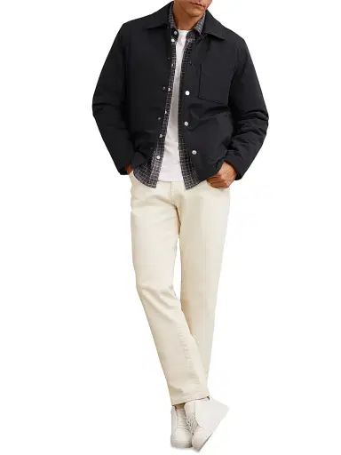 Reiss Men's Parker Stretch-Nylon Jacket | Thumbnail 2 Reiss Men's Parker Stretch-Nylon Jacket | Thumbnail 2
