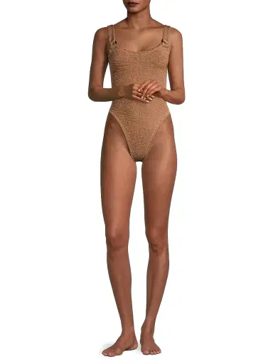 Hunza G Women's Domino One-Piece Swimsuit | Thumbnail 2 Hunza G Women's Domino One-Piece Swimsuit | Thumbnail 2
