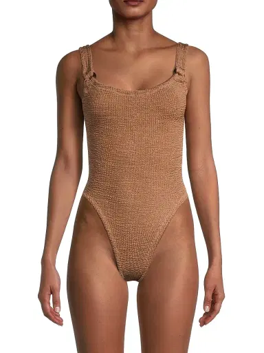 Hunza G Women's Domino One-Piece Swimsuit | Thumbnail 3 Hunza G Women's Domino One-Piece Swimsuit | Thumbnail 3