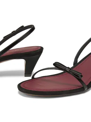 NEOUS Women's Diwo 40MM Patent Leather Slingback Sandals - Black - Size 11 | Thumbnail 6