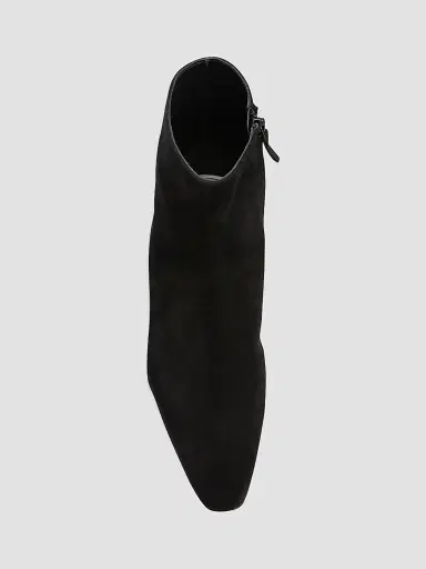 Manolo Blahnik Women's Tolarc 30MM Suede Ankle Boots - Black | Thumbnail 5