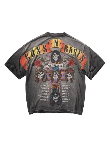 Represent Men's Guns N' Roses Tour Crewneck T-Shirt | Thumbnail 3
