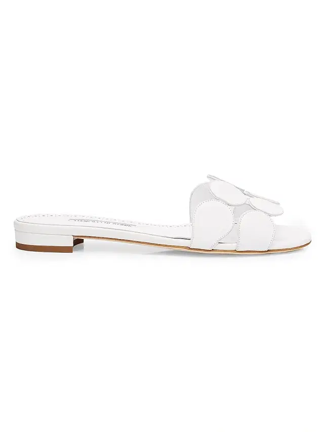 Women's Haribal Leather Sandals - White Women's Haribal Leather Sandals - White