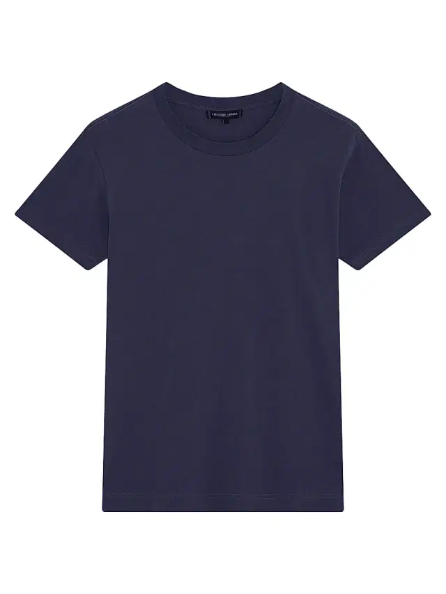 Frescobol Carioca Men's Dinis Cotton-Linen Crewneck T-Shirt - Midnight Blue