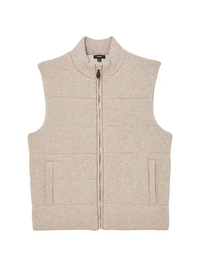 Reiss Men's Otley Rib-Knit Vest - Oatmeal