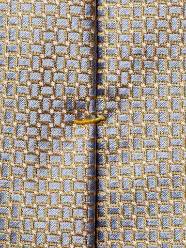 Eton Men's Micro Geometric Silk Tie | Thumbnail 4