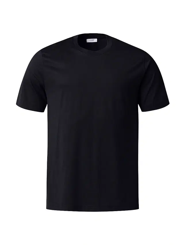Men's Cotton-Silk Crewneck T-Shirt - Blue