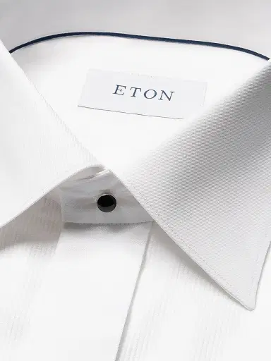 Eton Men's Contemporary-Fit Plissé Bib Formal Shirt - White - Size 18.5 | Thumbnail 7 Eton Men's Contemporary-Fit Plissé Bib Formal Shirt - White - Size 18.5 | Thumbnail 7